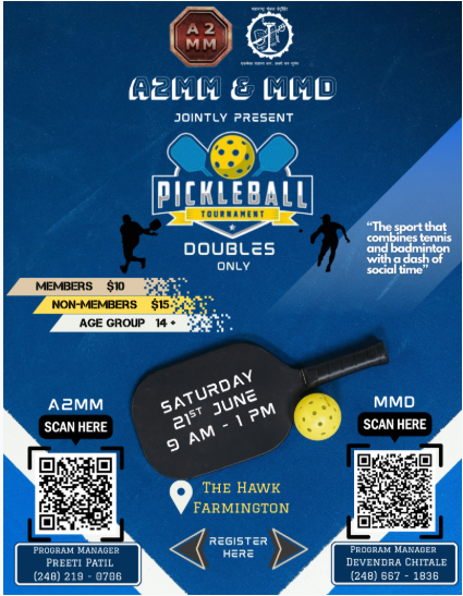 MMD-A2MM Pickleball Tournament